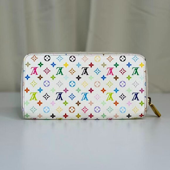 Louis Vuitton Multicolor White Wallet with Colorful Monogram Design - Picture 2 of 8